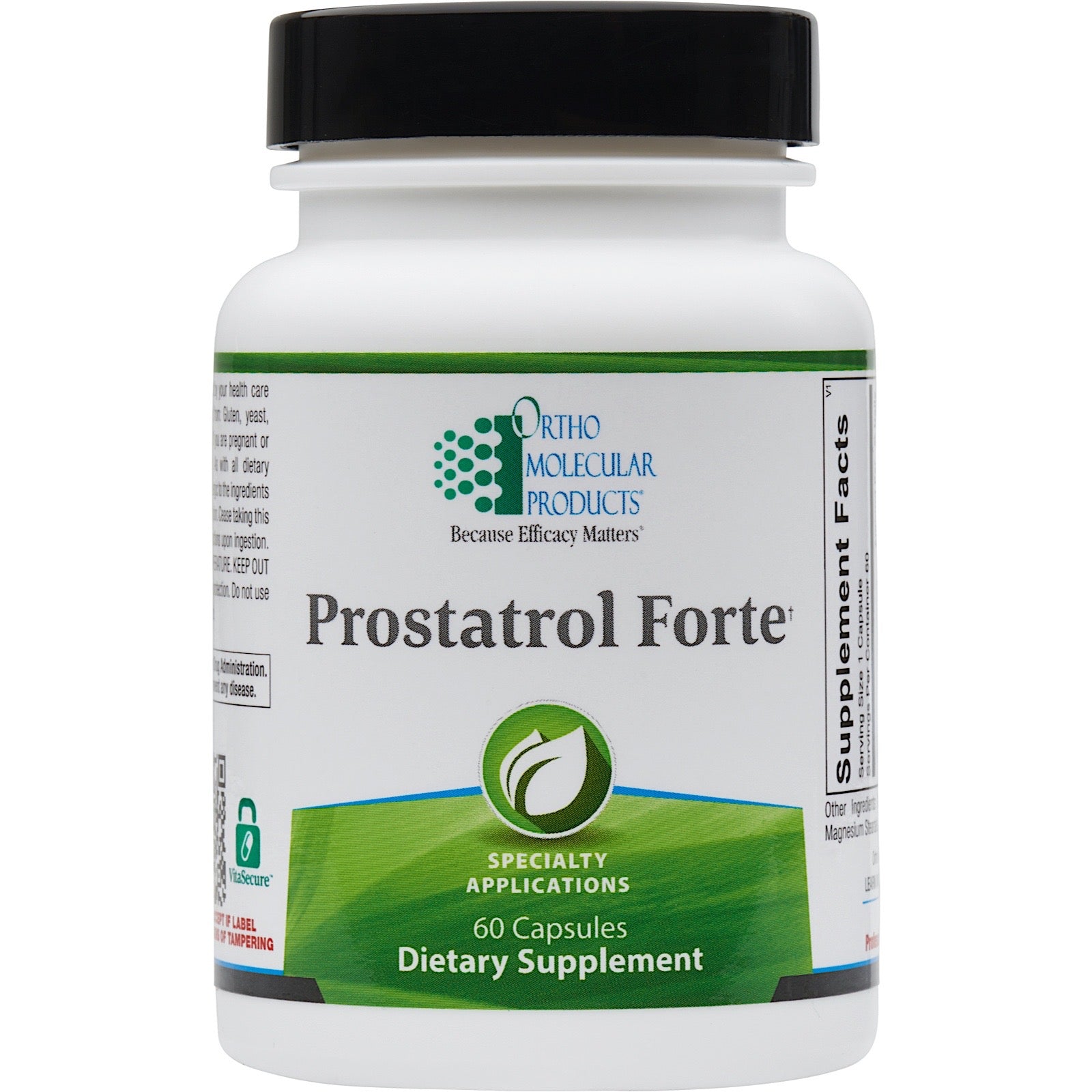 Ortho Molecular, Prostatrol Forte, 60 Capsules UPC 615033005191 | Hilife Vitamins